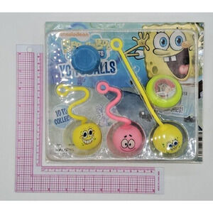 Vintage Vending Display Board Spongebob Squarepants Yo Yo Balls 0256